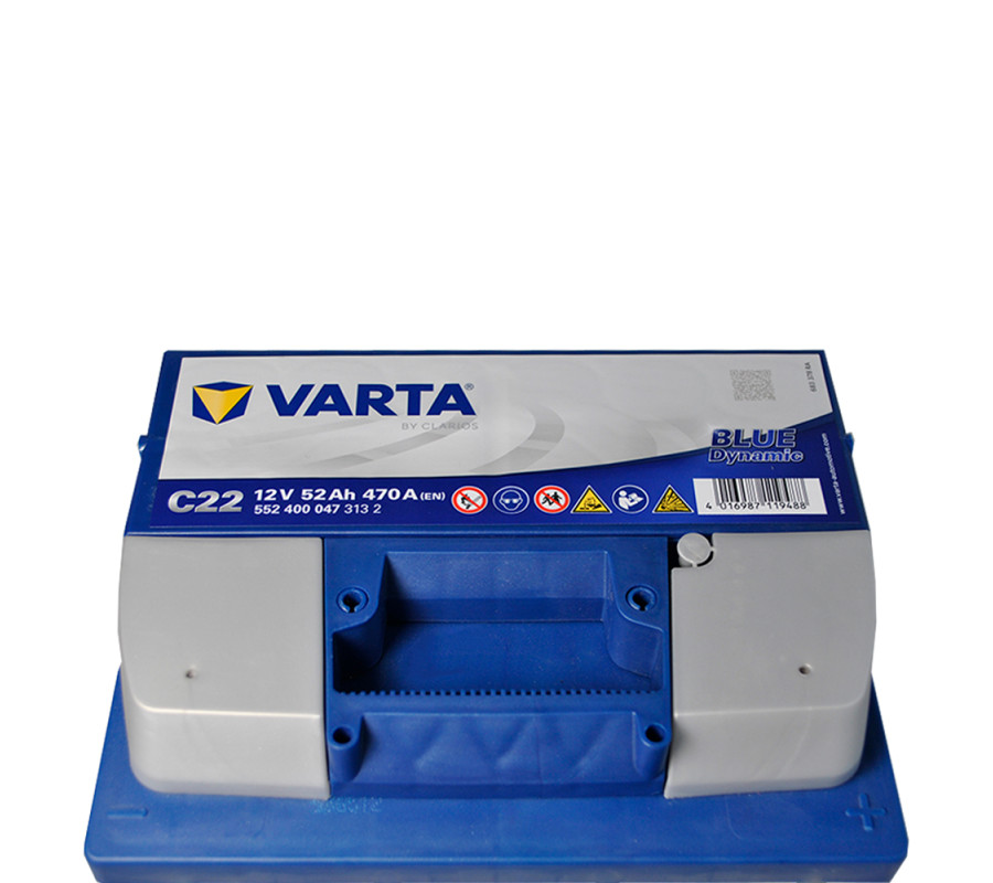 Автомобільний акумулятор Varta  Blue Dynamic 52Ач 470А C22