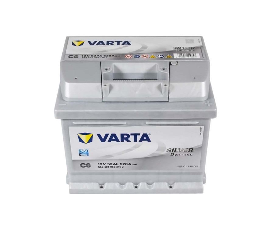 Автомобільний акумулятор Varta Silver Dynamic 52Ач 520А C6 