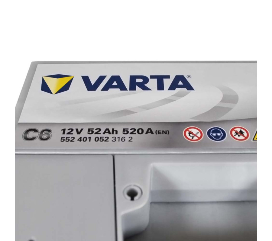 Автомобільний акумулятор Varta Silver Dynamic 52Ач 520А C6 