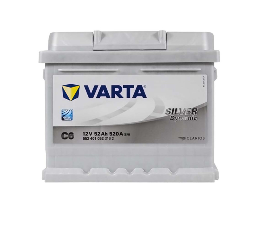 Автомобільний акумулятор Varta Silver Dynamic 52Ач 520А C6 