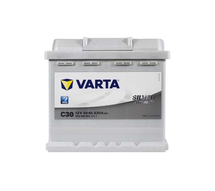 Автомобільний акумулятор Varta  Silver Dynamic 54Ач 530А C30