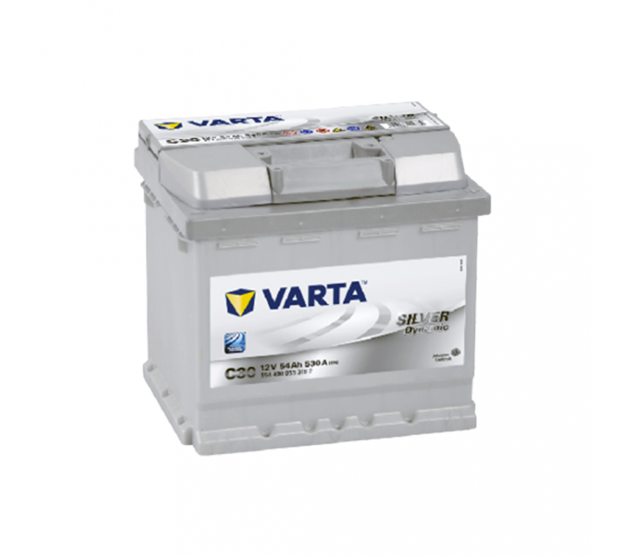 Автомобільний акумулятор Varta  Silver Dynamic 54Ач 530А C30