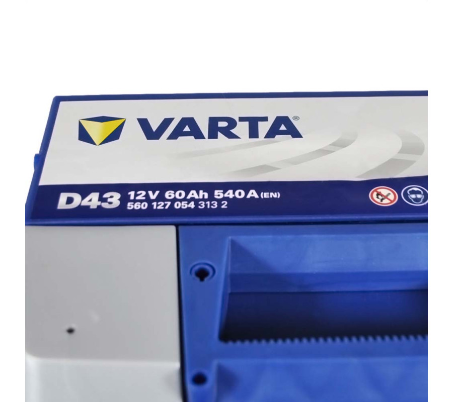 Автомобільний акумулятор Varta  Blue Dynamic 60Ач 540 А D43