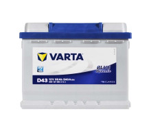 Автомобільний акумулятор Varta  Blue Dynamic 60Ач 540 А D43