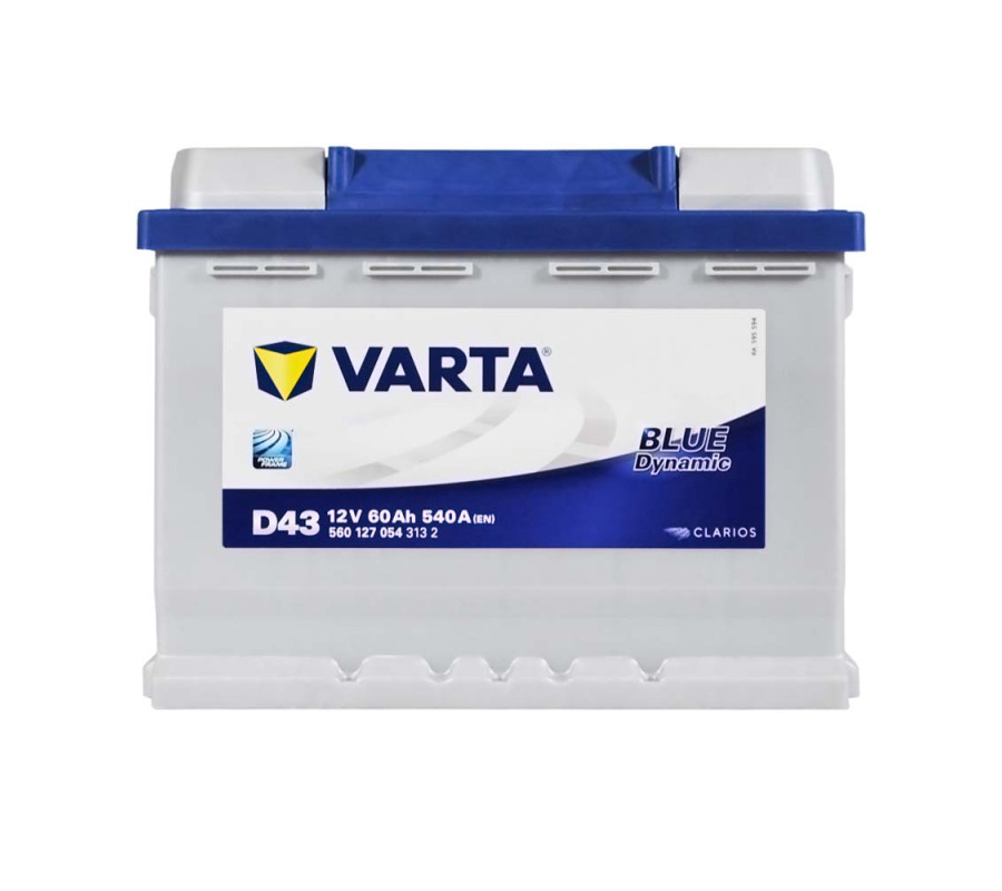 Автомобільний акумулятор Varta  Blue Dynamic 60Ач 540 А D43