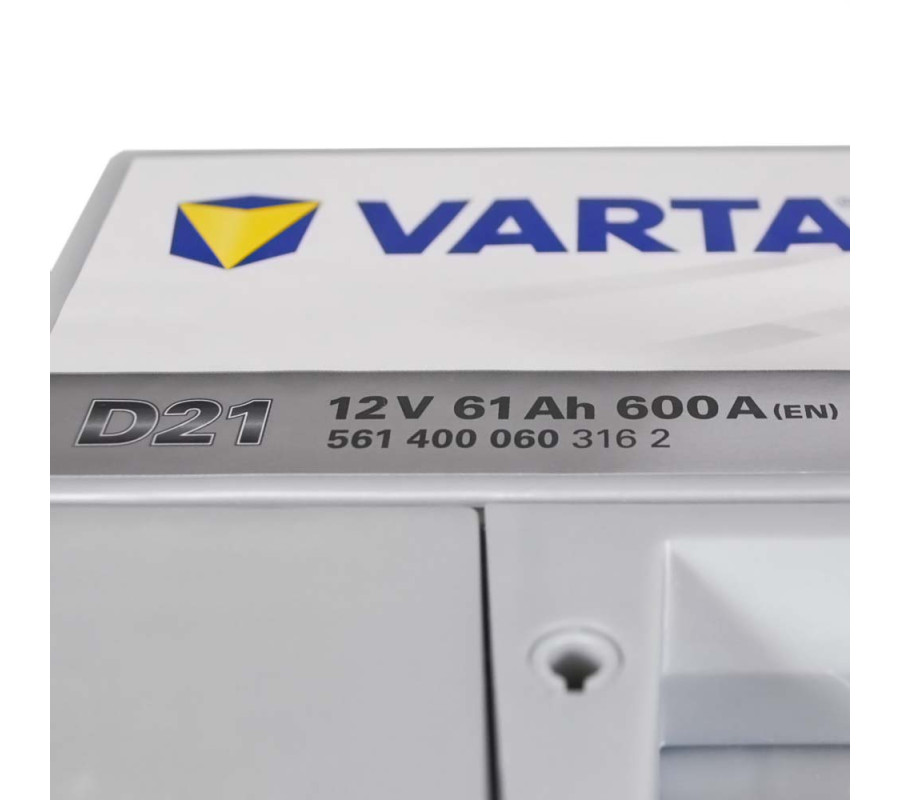 Автомобільний акумулятор Varta  Silver Dynamic 61Ач 600 А D21