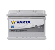 Автомобільний акумулятор Varta  Silver Dynamic 61Ач 600 А D21