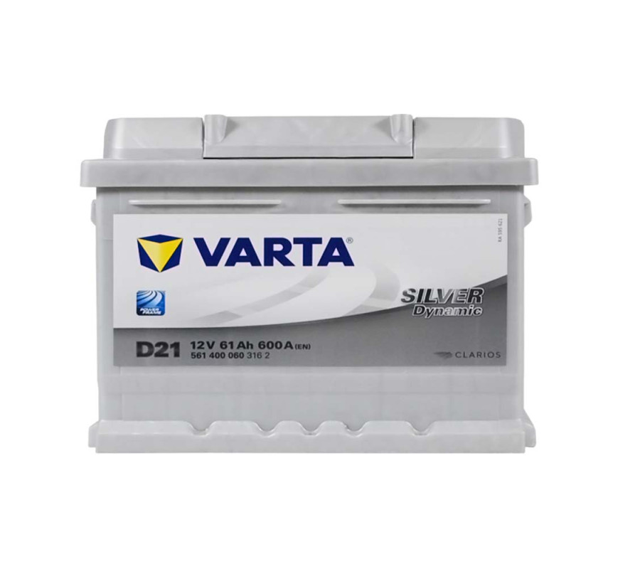 Автомобільний акумулятор Varta  Silver Dynamic 61Ач 600 А D21