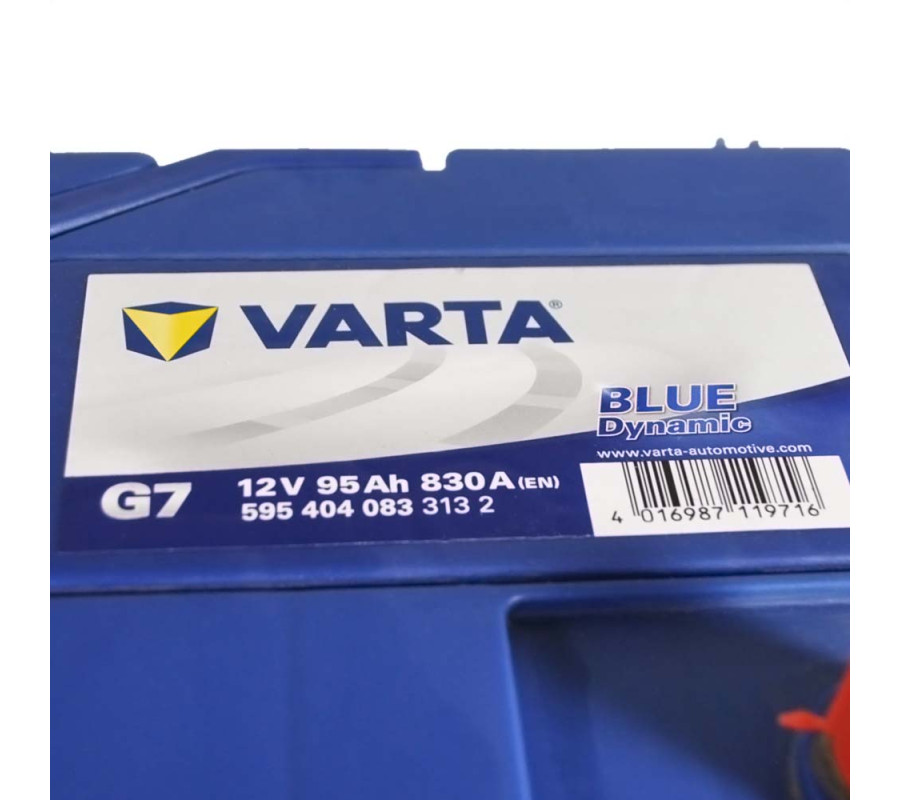 Автомобільний акумулятор Varta Blue Dynamic 95Ач 830А G7