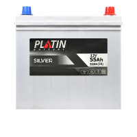 Автомобільний акумулятор PLATIN Silver Asia 55Ah 520A R+