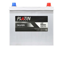 Автомобільний акумулятор PLATIN Silver Asia 55Ah 520A R+