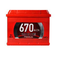 Автомобільний акумулятор MAXION Premium 65Аh 670A R+