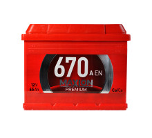 Автомобільний акумулятор MAXION Premium 65Аh 670A L+
