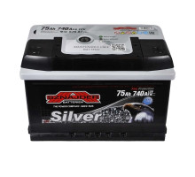 Автомобільний акумулятор SZNAJDER Silver 75Ah 740A R+