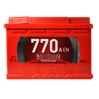 Автомобільний акумулятор MAXION Premium 77Аh 770A R+