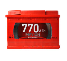 Автомобільний акумулятор MAXION Premium 77Аh 770A R+