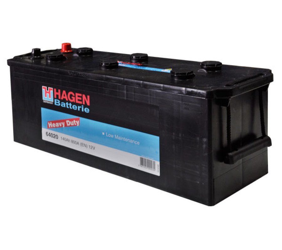 Автомобільний акумулятор Hagen 140Ah 800A