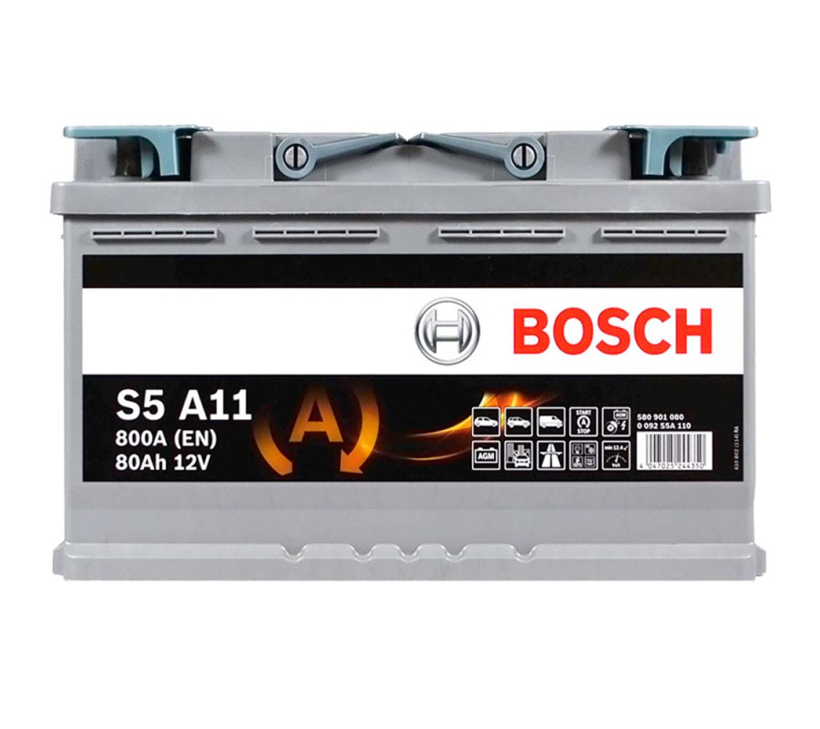 Автомобільний акумулятор Bosch AGM 80Ah 800A S5A11 