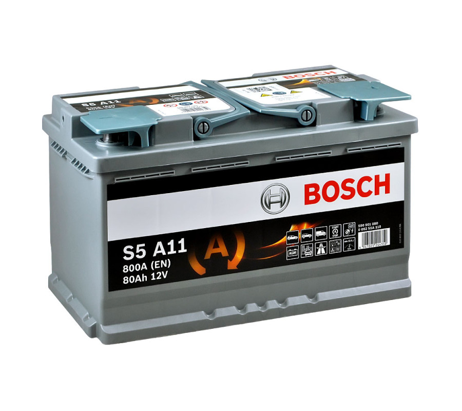 Автомобільний акумулятор Bosch AGM 80Ah 800A S5A11 