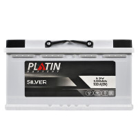 Автомобільний акумулятор PLATIN Silver 100Ah 920A R+