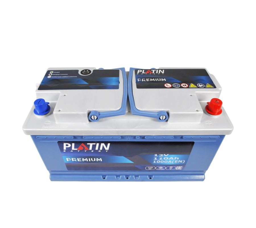 Автомобільний акумулятор PLATIN Premium 110Ah 1000A R+