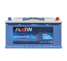 Автомобільний акумулятор PLATIN Premium 110Ah 1000A R+