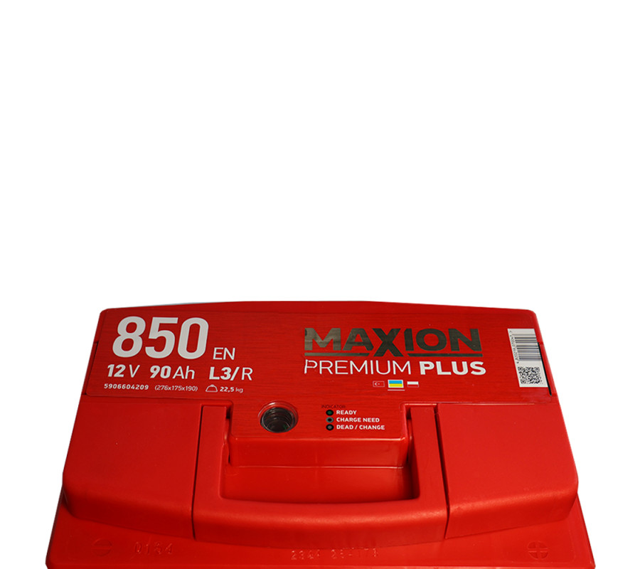 Автомобільний акумулятор MAXION Premium Plus 90Аh 850A R+