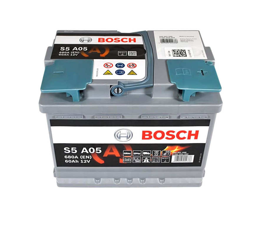 Автомобільний акумулятор Bosch AGM 60Ah 680A S5A05 