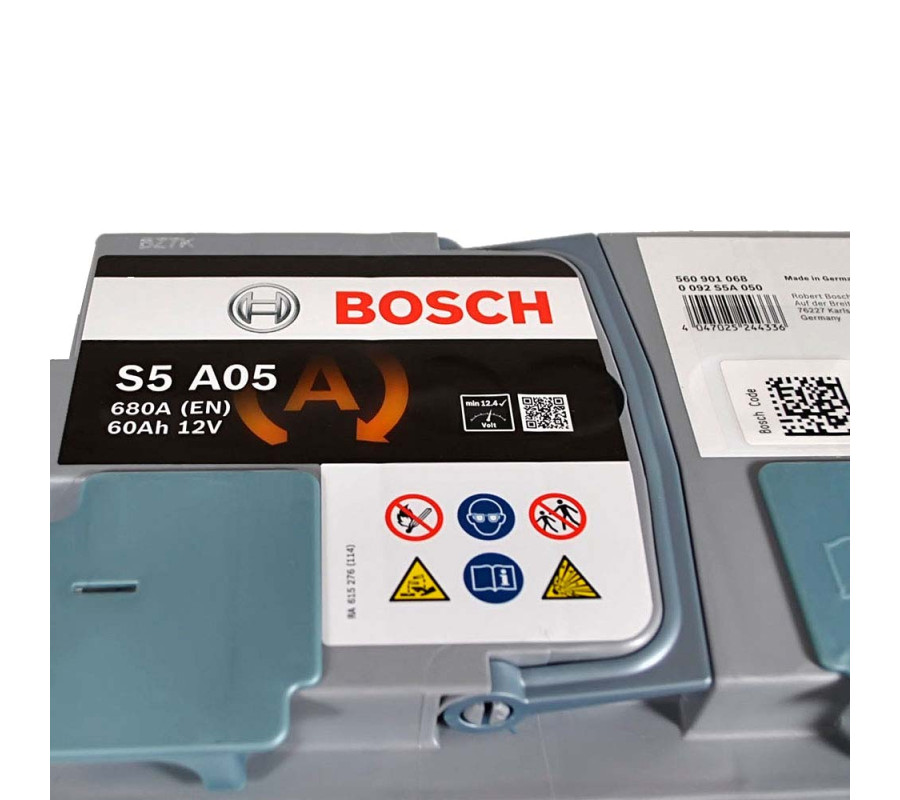 Автомобільний акумулятор Bosch AGM 60Ah 680A S5A05 