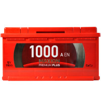Автомобильный аккумулятор MAXION Premium Plus 110Аh 1000A R+