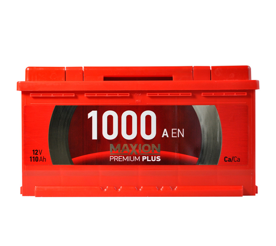 Автомобільний акумулятор MAXION Premium Plus 110Аh 1000A R+