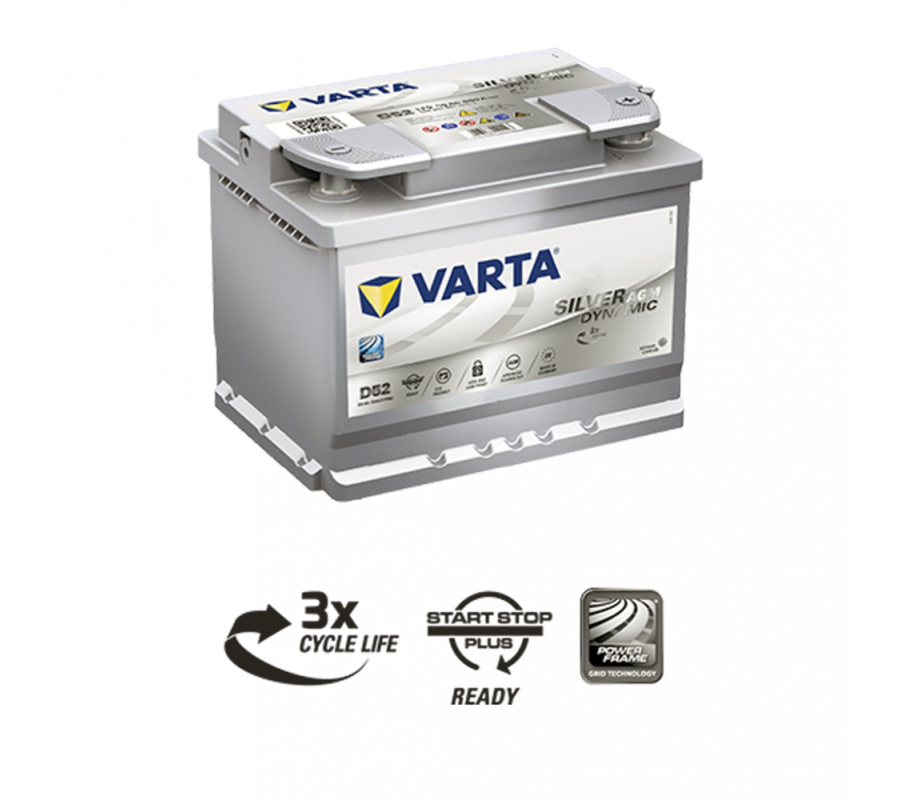 Автомобільний акумулятор Varta Silver Dynamic 60Ач 680А D52 (A8) AGM