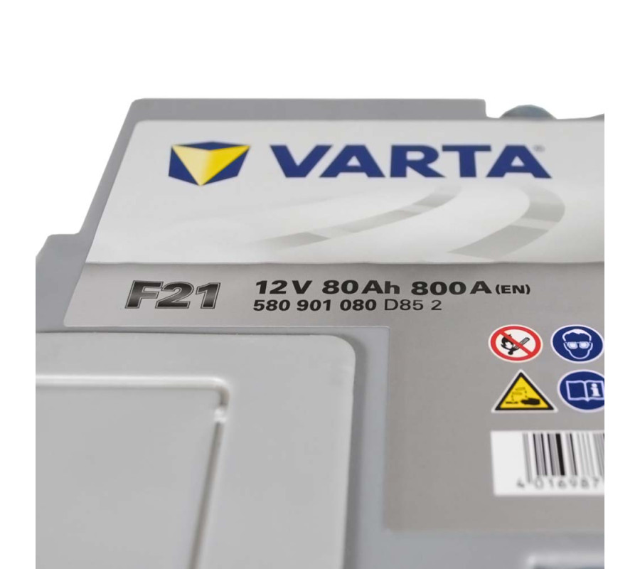 Автомобільний акумулятор Varta Silver Dynamic 80Ач 800А F21 AGM