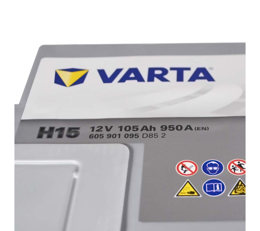 Автомобільний акумулятор Varta Silver Dynamic 105Ач 950А H15 (A4) AGM