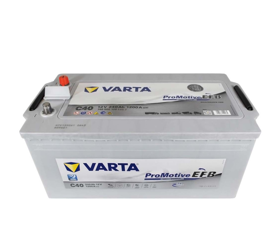 Автомобільний акумулятор VARTA Promotive EFB 240Ah 1200A L+ C40