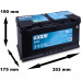 Автомобільний акумулятор Exide 95Ah 850 A Start Stop AGM EK950