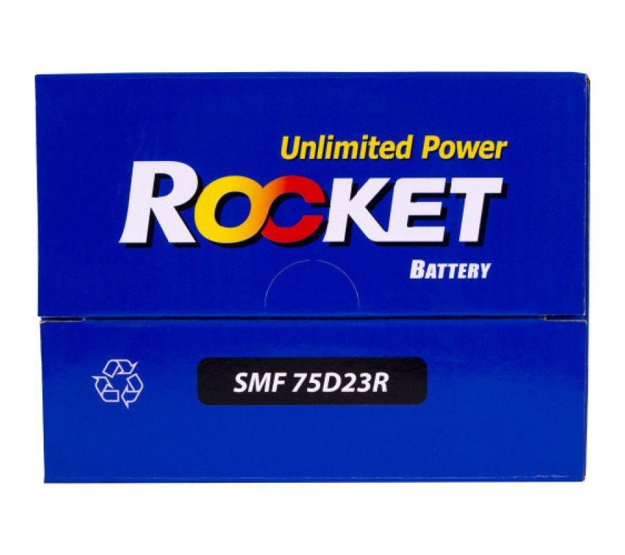 Автомобільниый акумулятор Rocket 65Ah 580A 75D23R