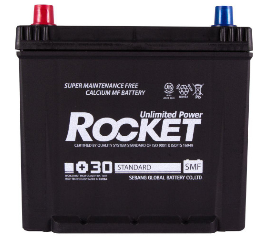 Автомобільниый акумулятор Rocket 65Ah 580A 75D23R