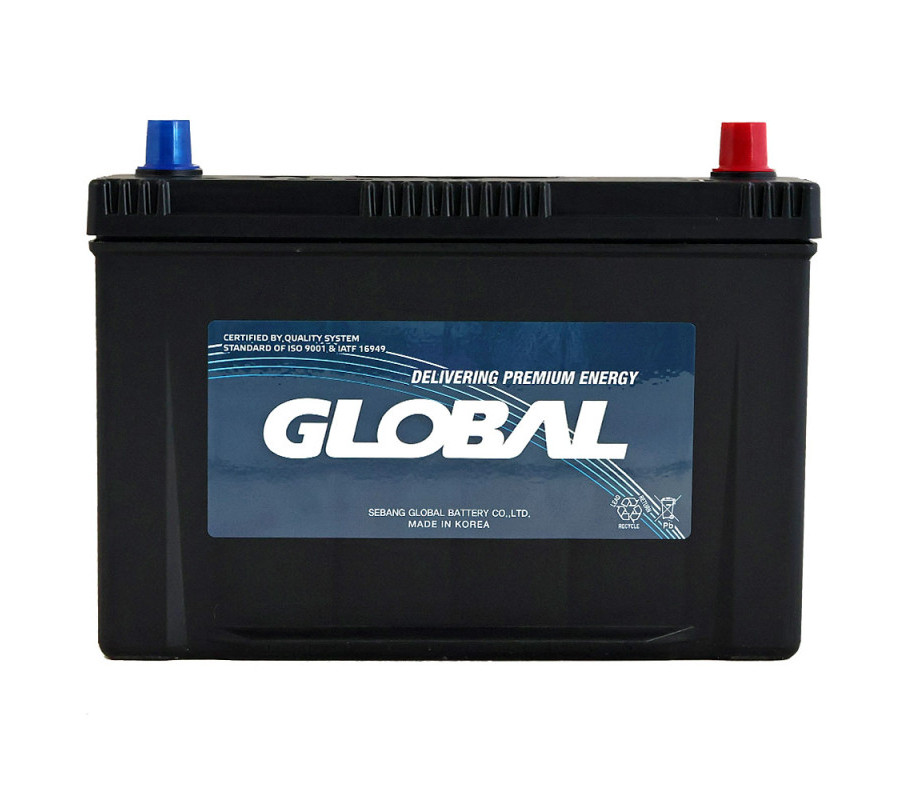 Автомобільний акумулятор GLOBAL Asia 100Ah 830A R+ SMF 130D31L