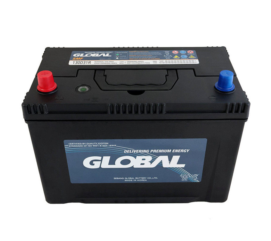 Автомобільний акумулятор GLOBAL Asia 100Ah 830A L+ SMF 130D31R
