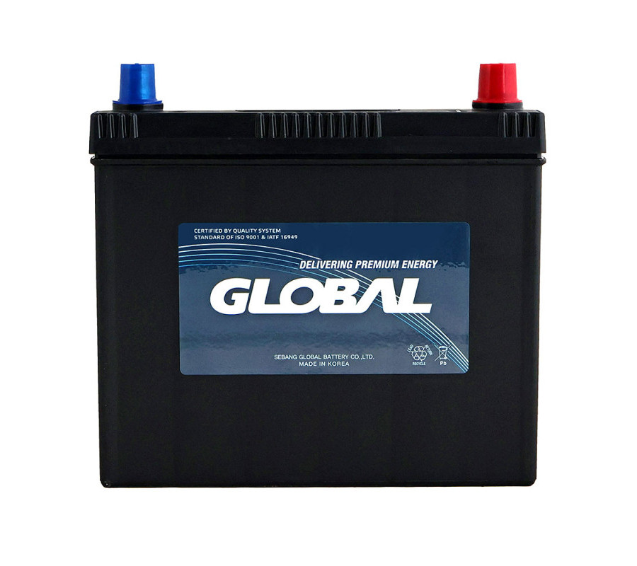 Автомобільний акумулятор GLOBAL Asia 55Ah 520A R+ SMF 80B24LS