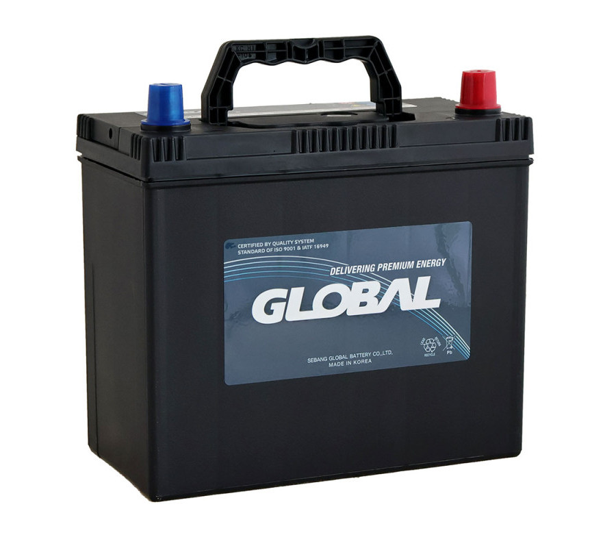 Автомобільний акумулятор GLOBAL Asia 55Ah 520A R+ SMF 80B24LS