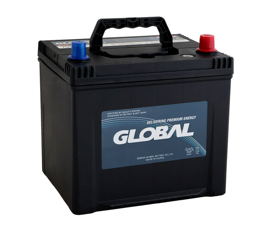Автомобильный аккумулятор GLOBAL Asia 65Ah 580A R+ SMF 75D23L