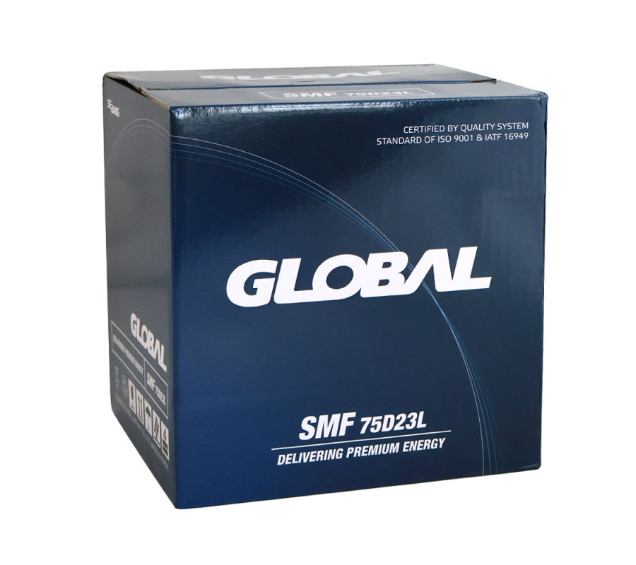Автомобильный аккумулятор GLOBAL Asia 65Ah 580A R+ SMF 75D23L