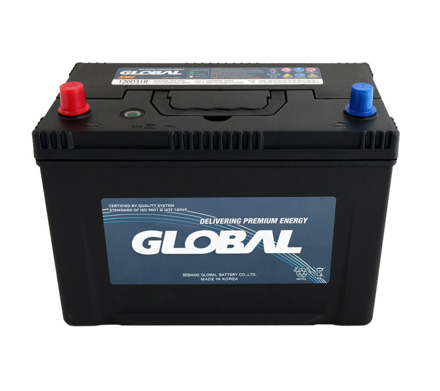Автомобільний акумулятор GLOBAL Asia 95Ah 790A L+ SMF 120D31R
