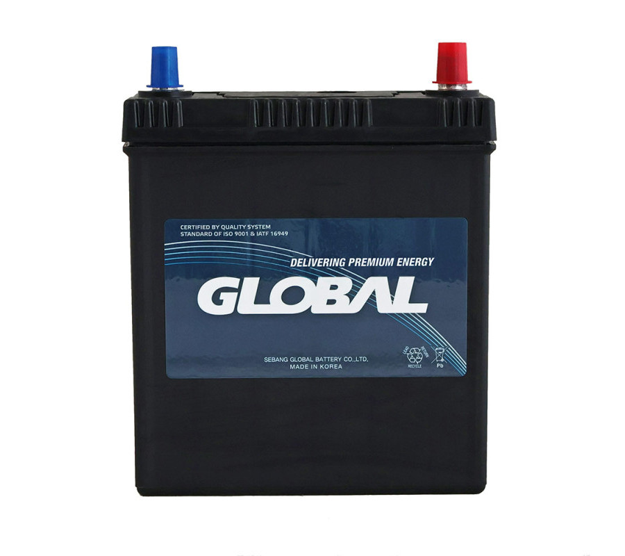 Автомобільний акумулятор GLOBAL 42Ah 360A R+ Asia 44B19L