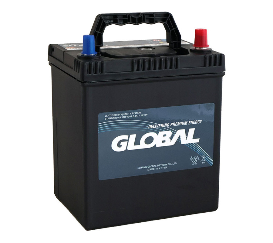 Автомобільний акумулятор GLOBAL 42Ah 360A R+ Asia 44B19L