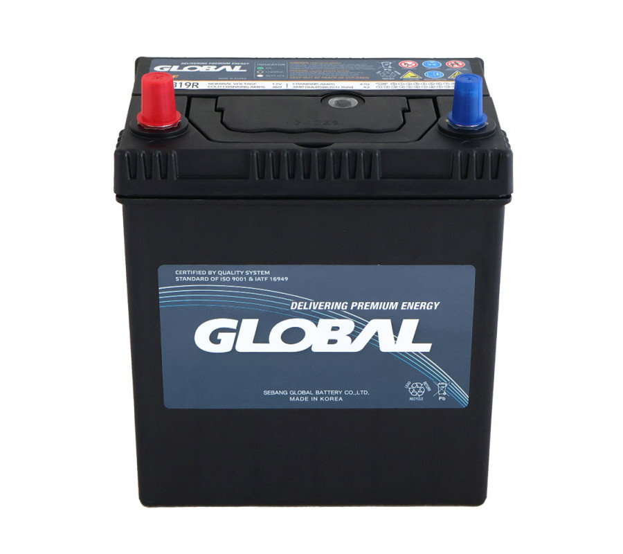 Автомобільний акумулятор GLOBAL 42Ah 360A L+ Asia 44B19R