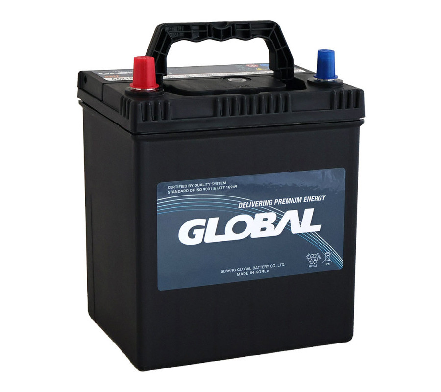 Автомобільний акумулятор GLOBAL 42Ah 360A L+ Asia 44B19R