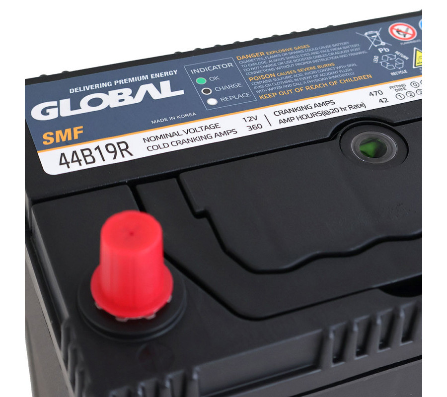 Автомобільний акумулятор GLOBAL 42Ah 360A L+ Asia 44B19R